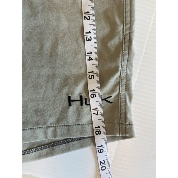 Huk Mens Elements Boardshorts Fishing Swim 30+ UPF Camo Mossy Oak Size 36 - Picture 10 of 10